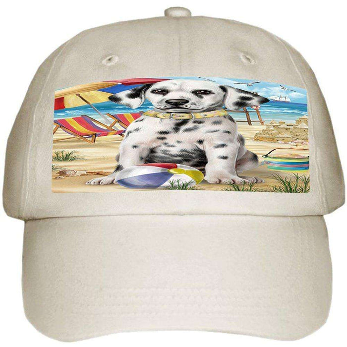 Pet Friendly Beach Dalmatian Dog Ball Hat Cap HAT49662