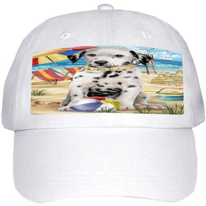 Pet Friendly Beach Dalmatian Dog Ball Hat Cap HAT49665