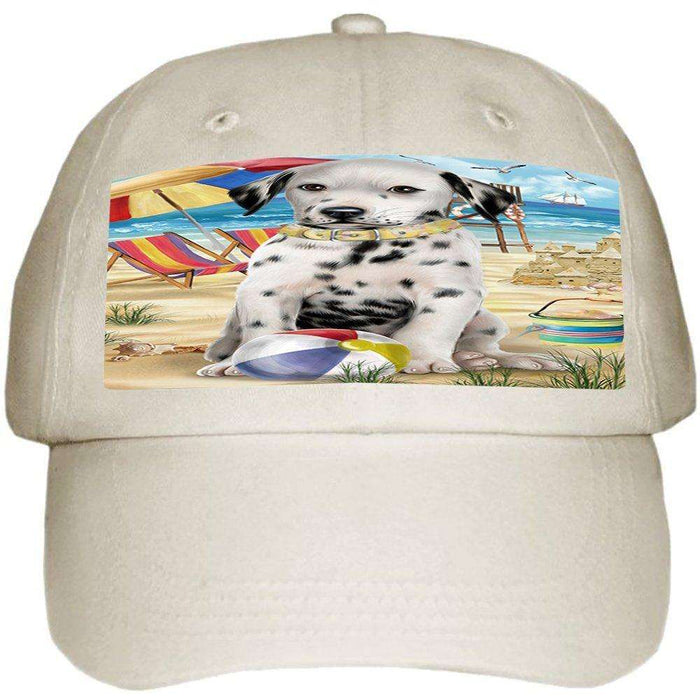 Pet Friendly Beach Dalmatian Dog Ball Hat Cap HAT49665