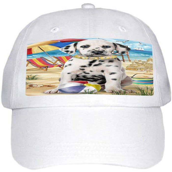 Pet Friendly Beach Dalmatian Dog Ball Hat Cap HAT49668