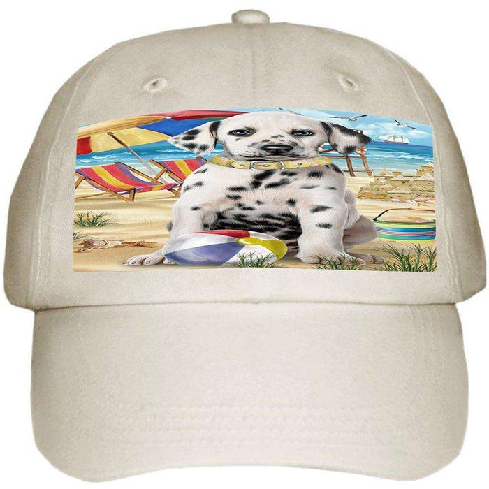 Pet Friendly Beach Dalmatian Dog Ball Hat Cap HAT49668