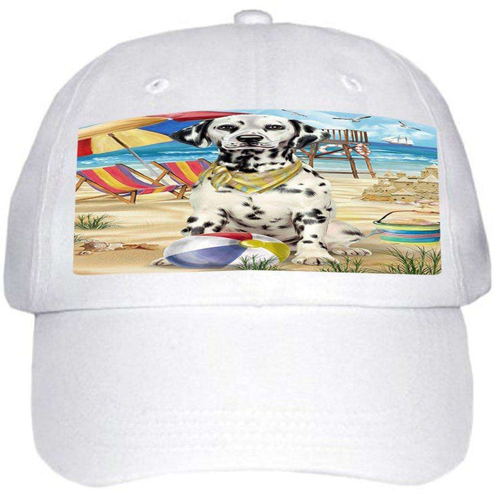 Pet Friendly Beach Dalmatian Dog Ball Hat Cap HAT49671