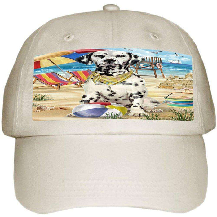 Pet Friendly Beach Dalmatian Dog Ball Hat Cap HAT49671