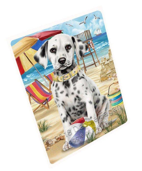 Pet Friendly Beach Dalmatian Dog Large Refrigerator / Dishwasher RMAG51240