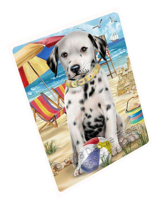 Pet Friendly Beach Dalmatian Dog Large Refrigerator / Dishwasher RMAG51252