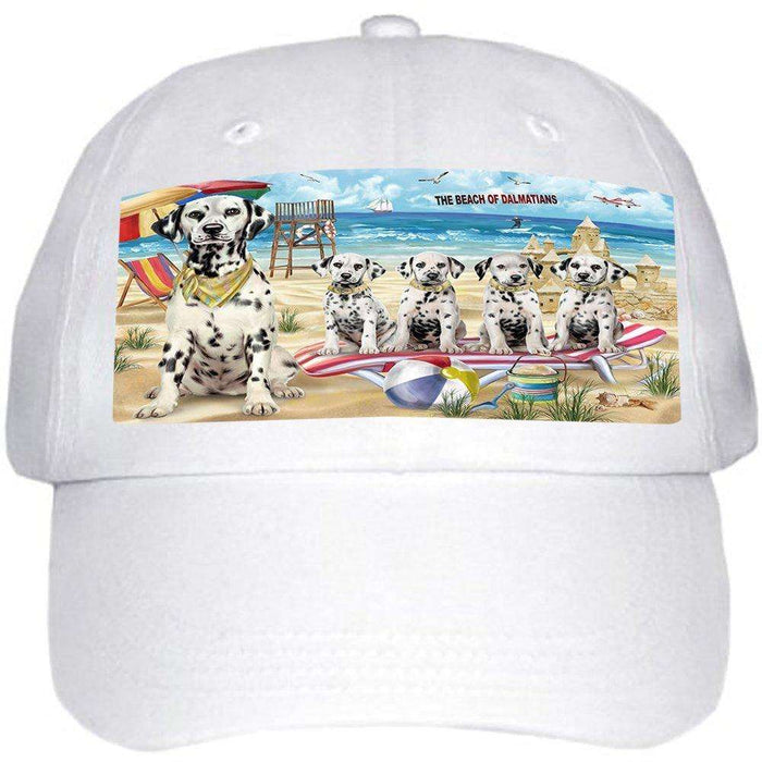 Pet Friendly Beach Dalmatians Dog Ball Hat Cap HAT49656