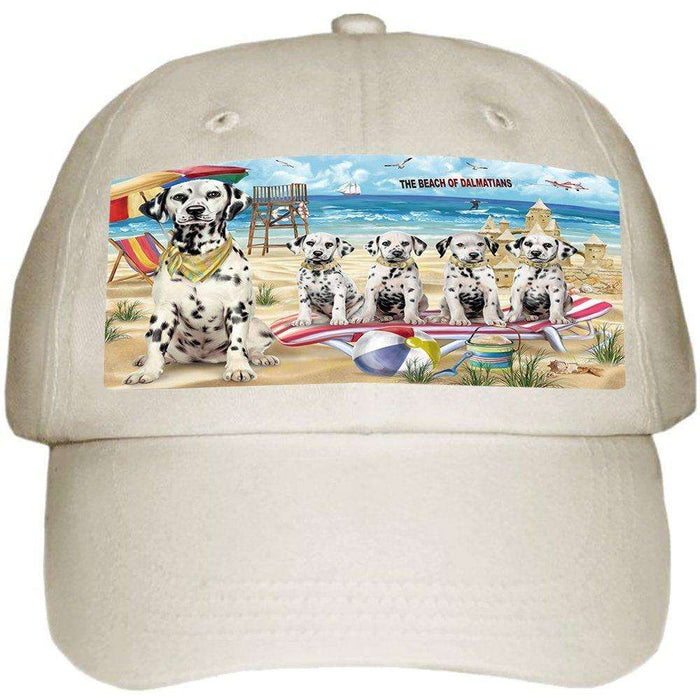 Pet Friendly Beach Dalmatians Dog Ball Hat Cap HAT49656