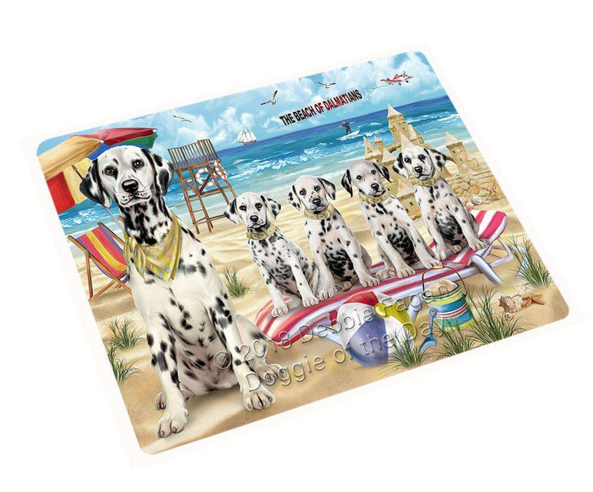 Pet Friendly Beach Dalmatians Dog Magnet Mini (3.5" x 2") MAG49617