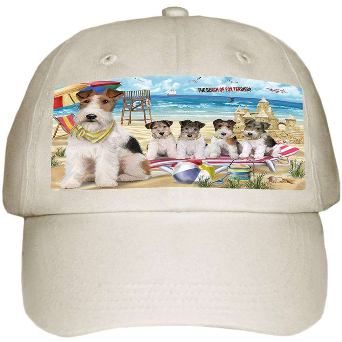 Pet Friendly Beach Fox Terriers Dog Ball Hat Cap HAT53835