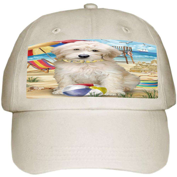 Pet Friendly Beach Goldendoodle Dog Ball Hat Cap HAT58422