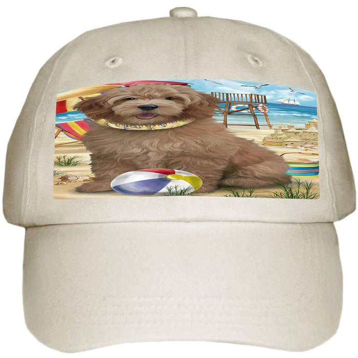 Pet Friendly Beach Goldendoodle Dog Ball Hat Cap HAT58431