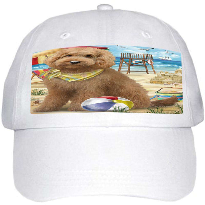Pet Friendly Beach Goldendoodle Dog Ball Hat Cap HAT58434