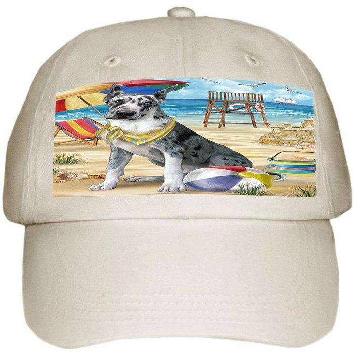 Pet Friendly Beach Great Dane Dog Ball Hat Cap HAT49689