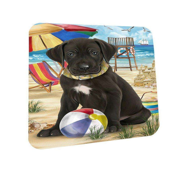 Pet Friendly Beach Great Dane Dog Coasters Set of 4 CST48607