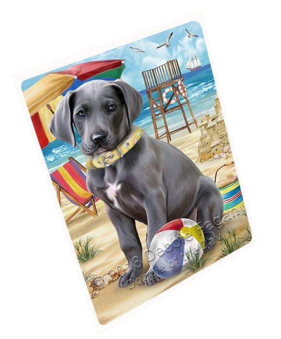 Pet Friendly Beach Great Dane Dog Large Refrigerator / Dishwasher RMAG51282