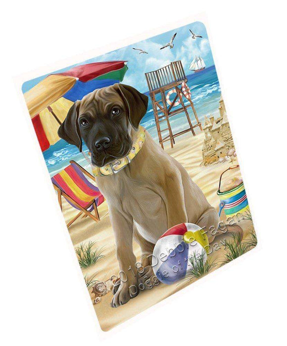 Pet Friendly Beach Great Dane Dog Large Refrigerator / Dishwasher RMAG51288