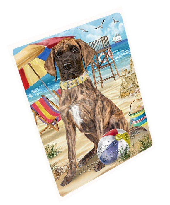 Pet Friendly Beach Great Dane Dog Large Refrigerator / Dishwasher RMAG51294