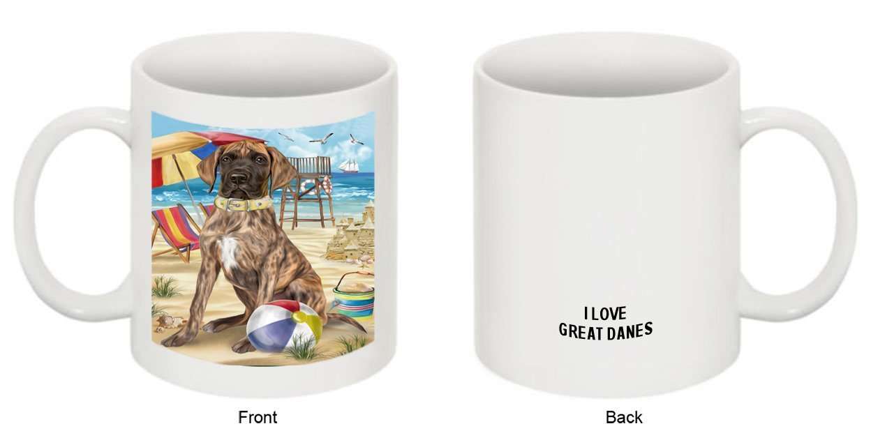 Pet Friendly Beach Great Dane Dog Mug MUG48464