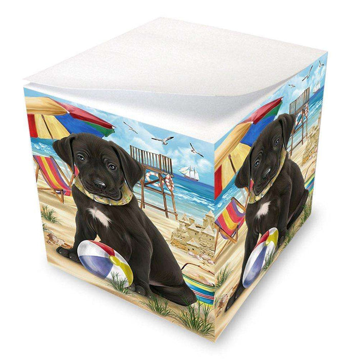 Pet Friendly Beach Great Dane Dog Note Cube NOC48648