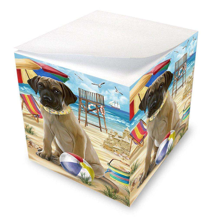 Pet Friendly Beach Great Dane Dog Note Cube NOC48650