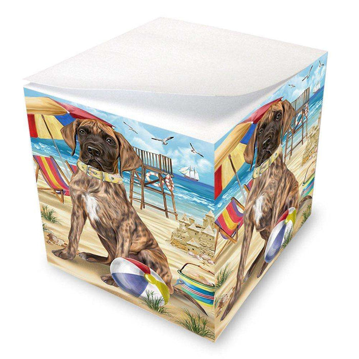 Pet Friendly Beach Great Dane Dog Note Cube NOC48651
