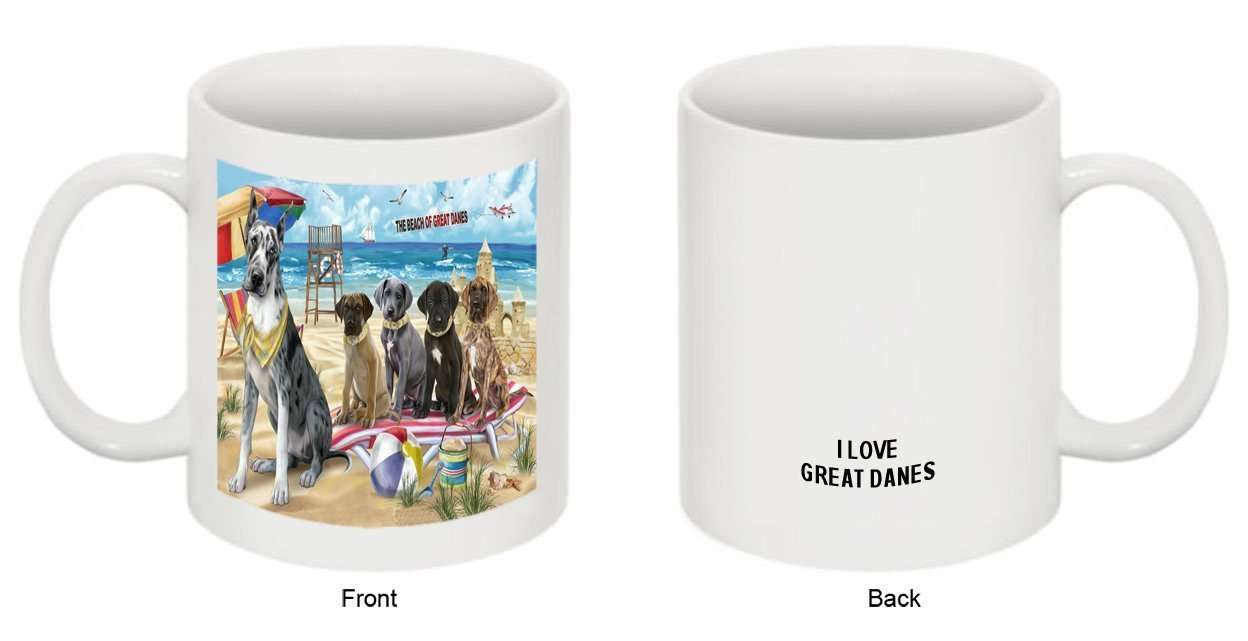 Pet Friendly Beach Great Danes Dog Mug MUG48460