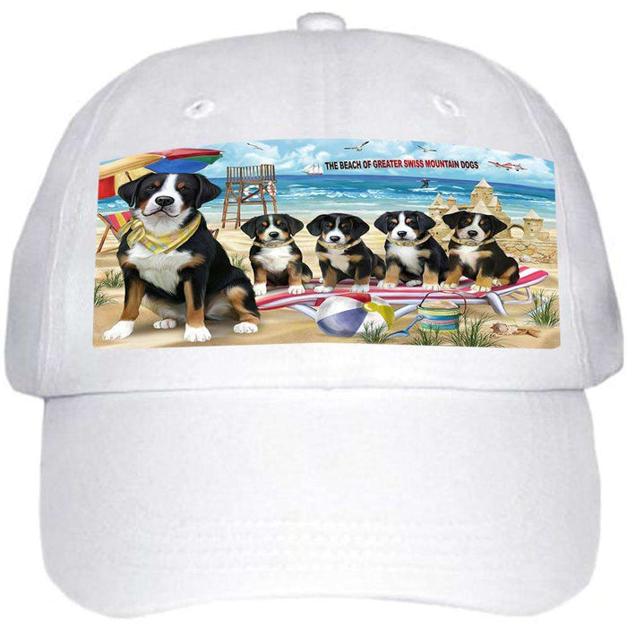 Pet Friendly Beach Greater Swiss Mountain Dog Ball Hat Cap HAT58437