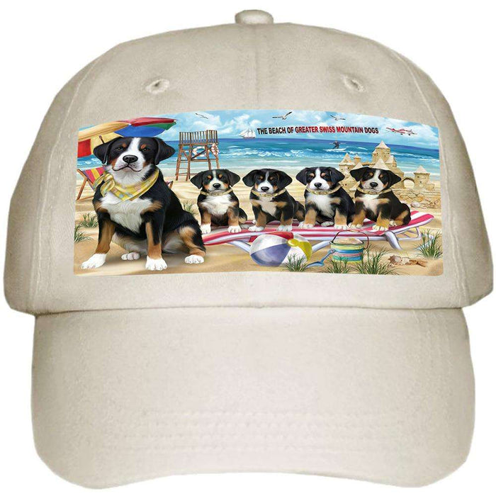 Pet Friendly Beach Greater Swiss Mountain Dog Ball Hat Cap HAT58437