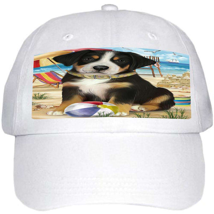 Pet Friendly Beach Greater Swiss Mountain Dog Ball Hat Cap HAT58440