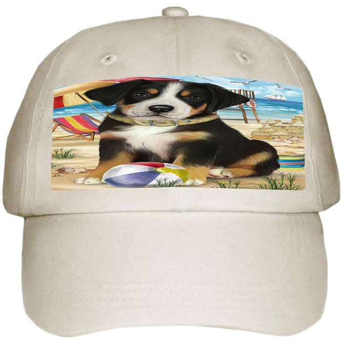 Pet Friendly Beach Greater Swiss Mountain Dog Ball Hat Cap HAT58440
