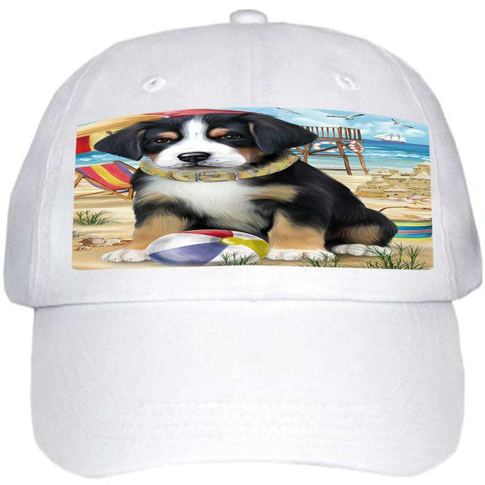 Pet Friendly Beach Greater Swiss Mountain Dog Ball Hat Cap HAT58443