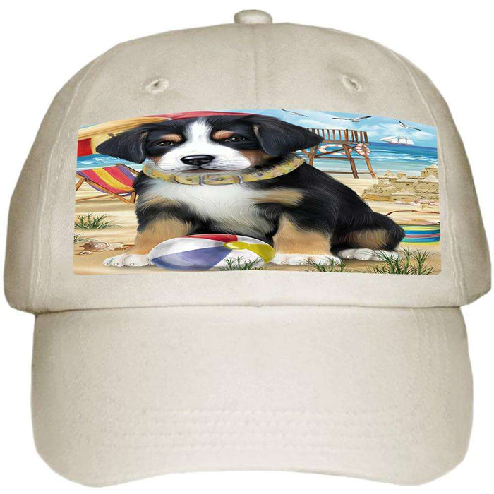 Pet Friendly Beach Greater Swiss Mountain Dog Ball Hat Cap HAT58443