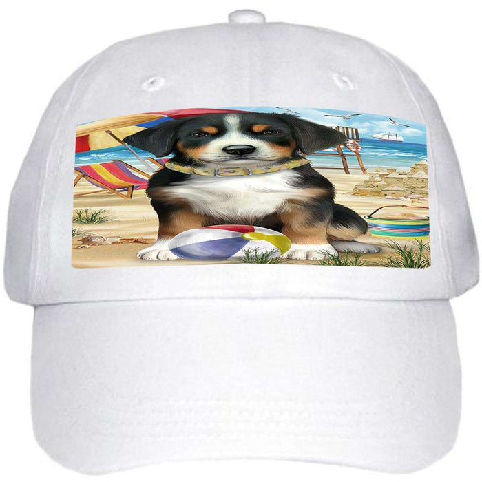 Pet Friendly Beach Greater Swiss Mountain Dog Ball Hat Cap HAT58449