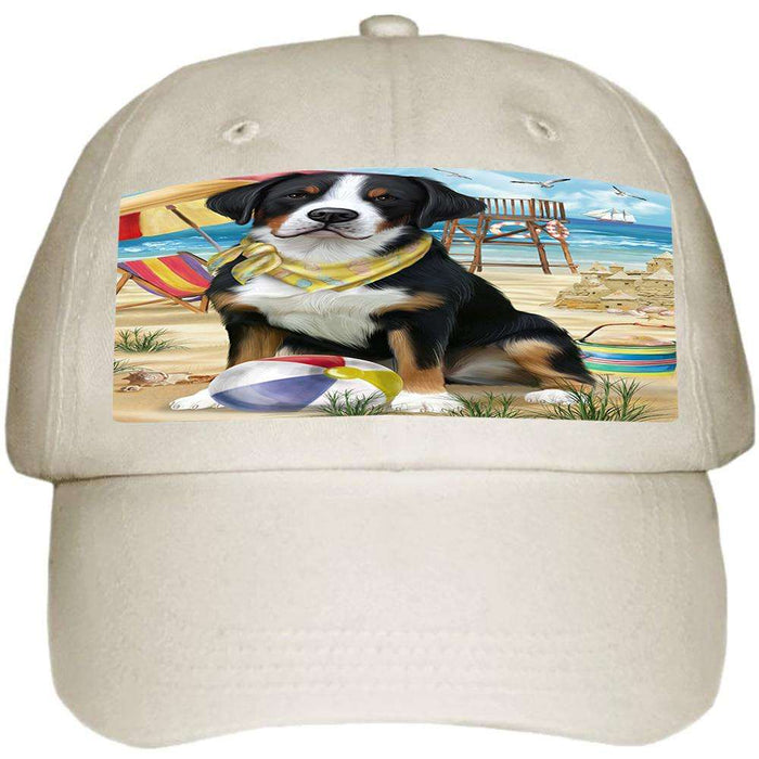 Pet Friendly Beach Greater Swiss Mountain Dog Ball Hat Cap HAT58452