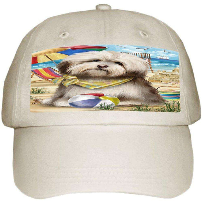 Pet Friendly Beach Havanese Dog Ball Hat Cap HAT49707