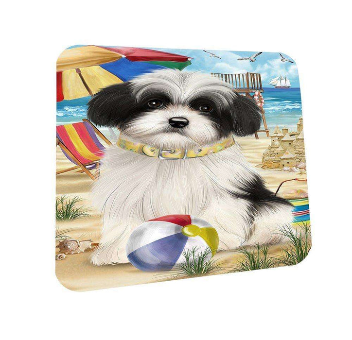 Pet Friendly Beach Havanese Dog Coasters Set of 4 CST48613
