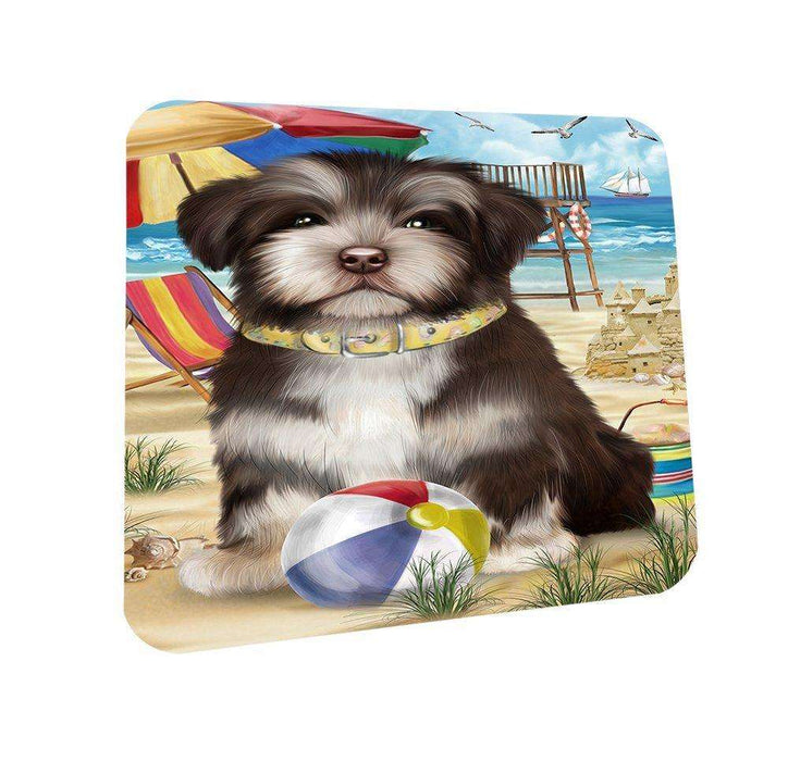 Pet Friendly Beach Havanese Dog Coasters Set of 4 CST48614