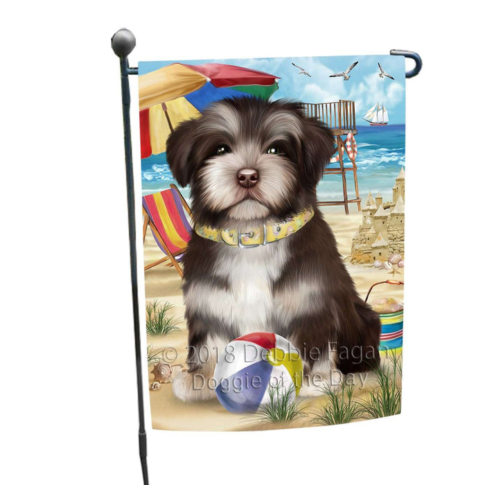 Pet Friendly Beach Havanese Dog Garden Flag GFLG48564