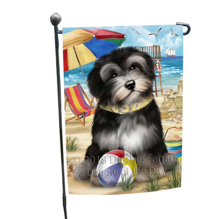 Pet Friendly Beach Havanese Dog Garden Flag GFLG48566