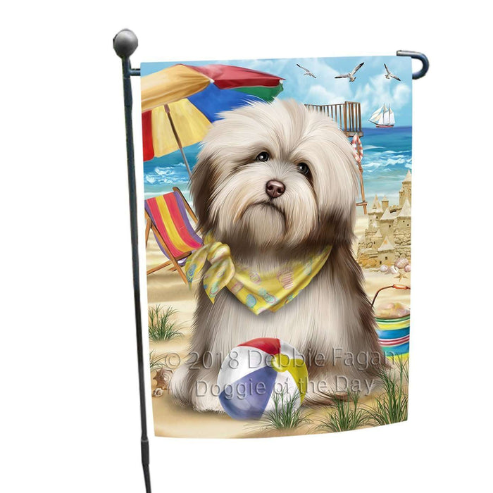 Pet Friendly Beach Havanese Dog Garden Flag GFLG48567