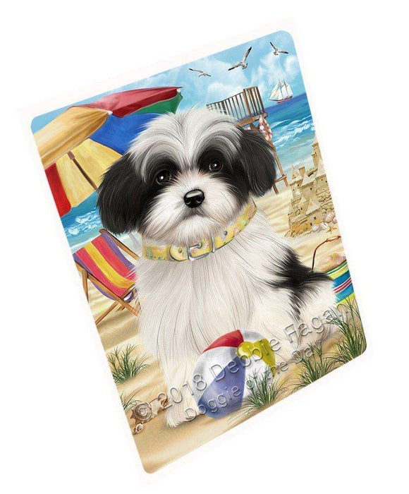 Pet Friendly Beach Havanese Dog Large Refrigerator / Dishwasher RMAG51312