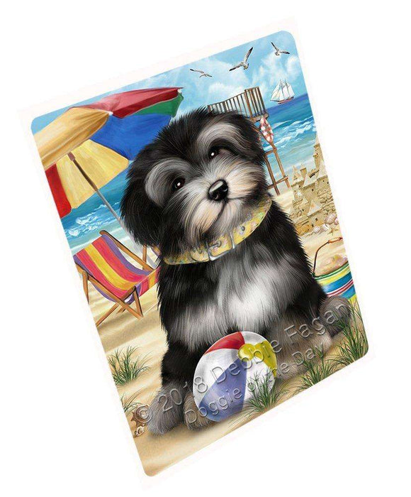 Pet Friendly Beach Havanese Dog Large Refrigerator / Dishwasher RMAG51330