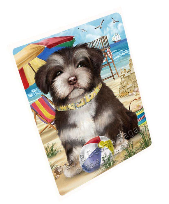 Pet Friendly Beach Havanese Dog Magnet Mini (3.5" x 2") MAG49659