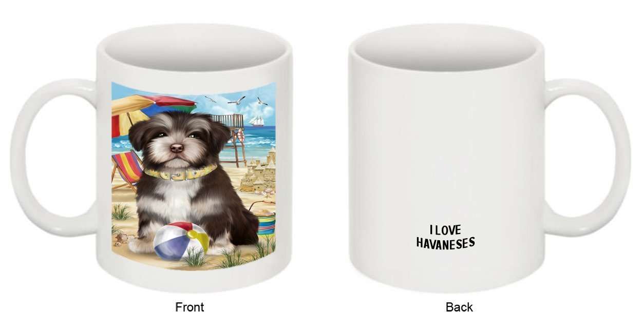 Pet Friendly Beach Havanese Dog Mug MUG48468