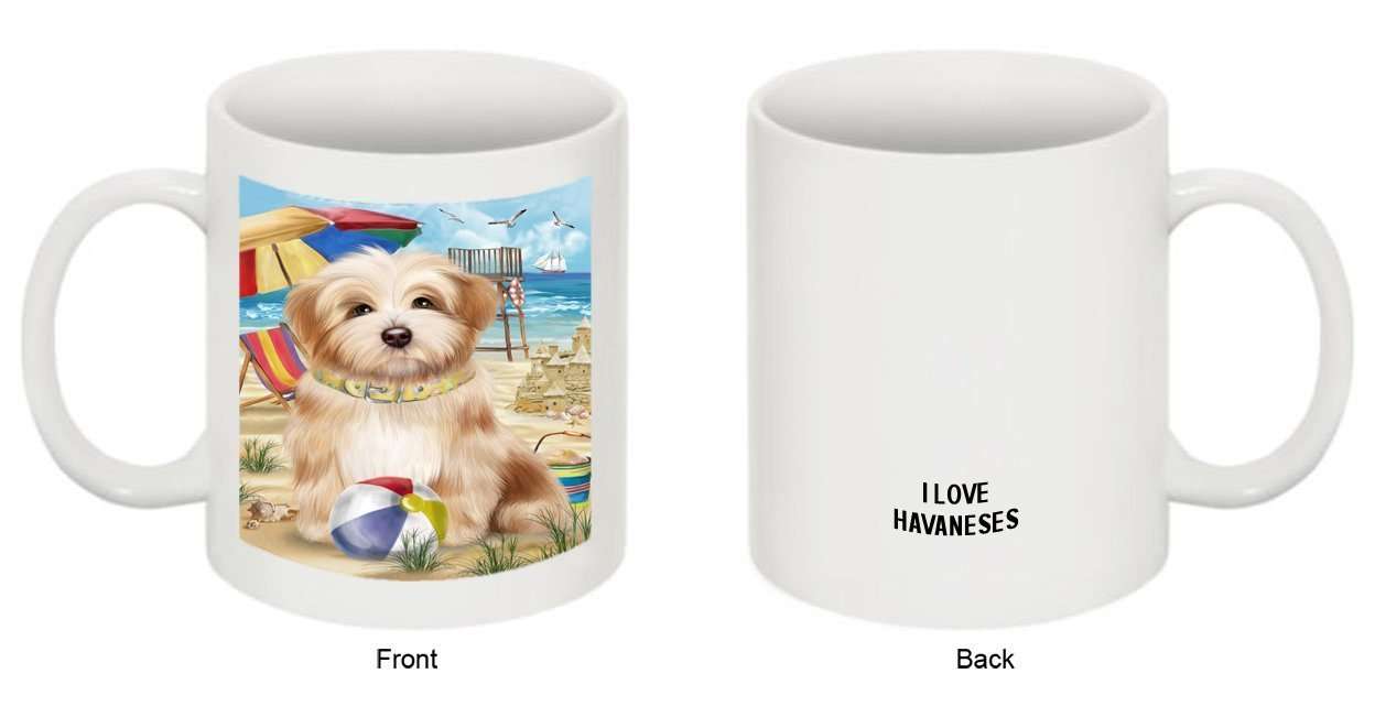 Pet Friendly Beach Havanese Dog Mug MUG48469