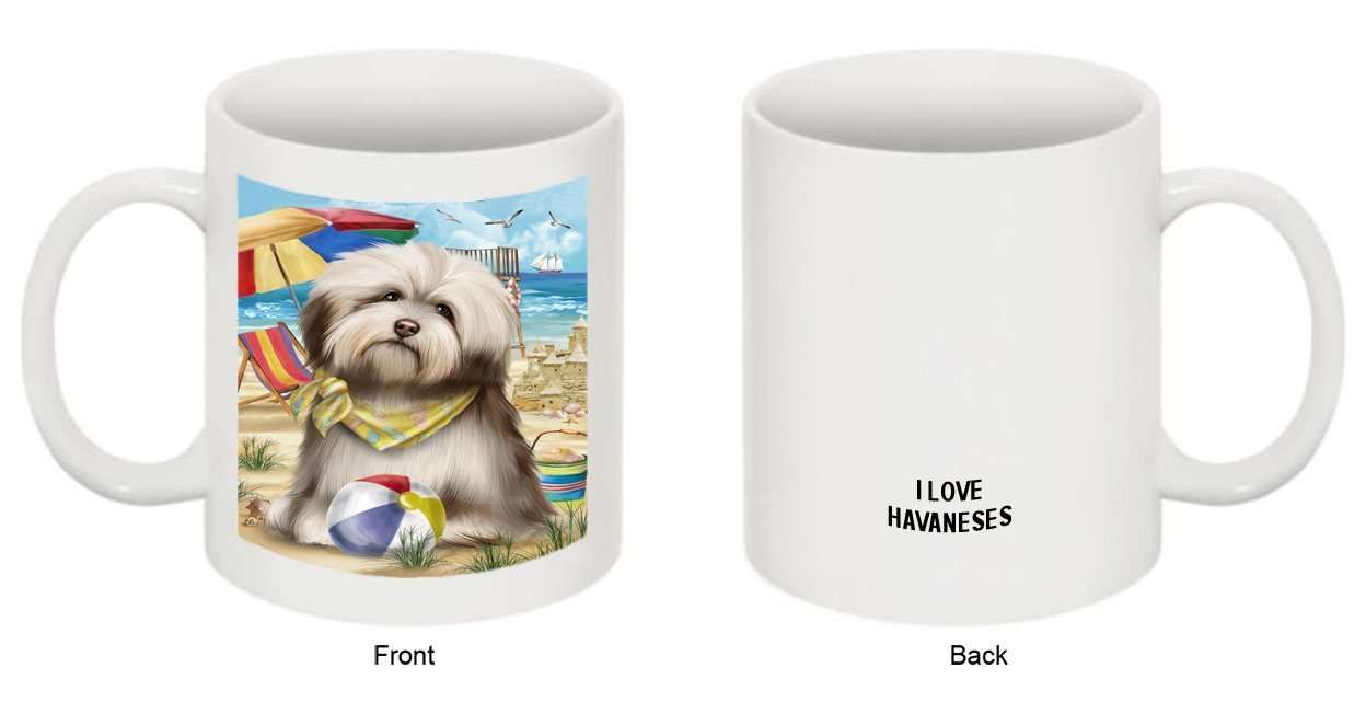 Pet Friendly Beach Havanese Dog Mug MUG48471