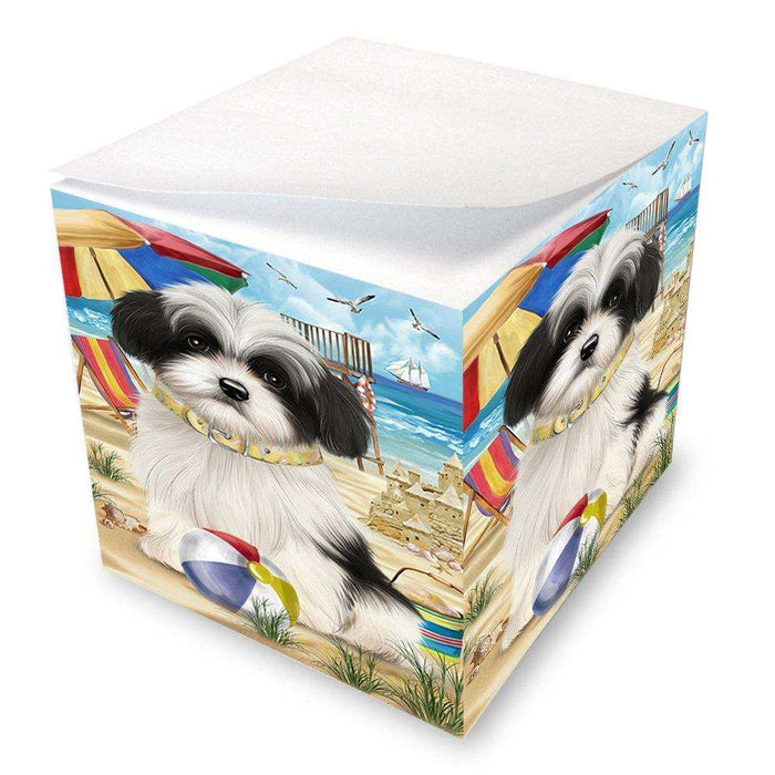 Pet Friendly Beach Havanese Dog Note Cube NOC48654