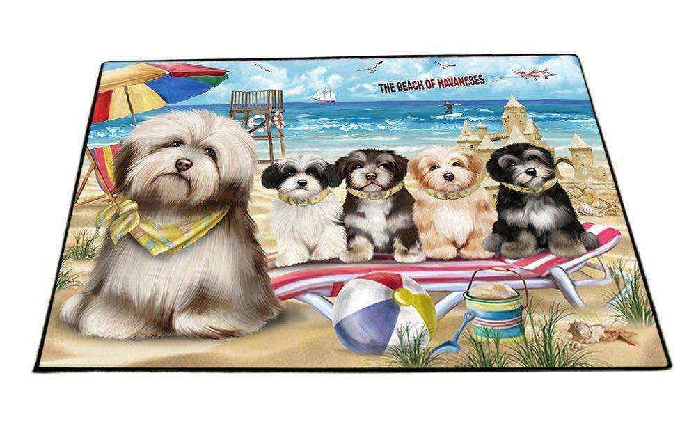 Pet Friendly Beach Havaneses Dog Floormat FLMS49269