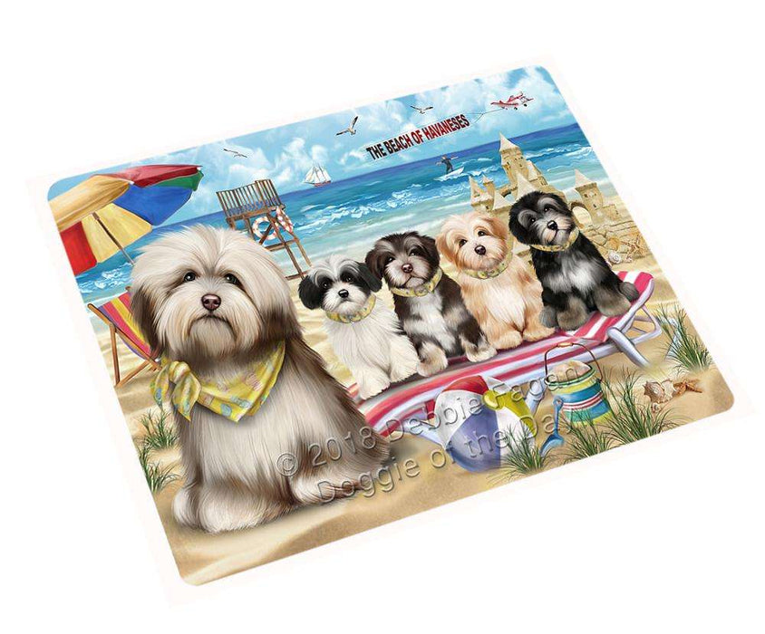 Pet Friendly Beach Havaneses Dog Magnet Mini (3.5" x 2") MAG49653