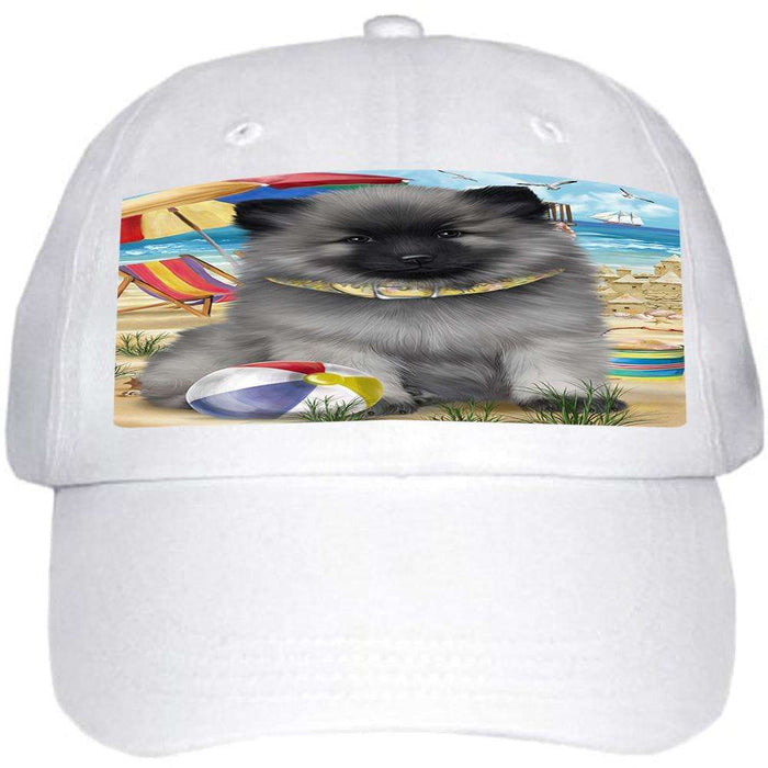 Pet Friendly Beach Keeshond Dog Ball Hat Cap HAT58479